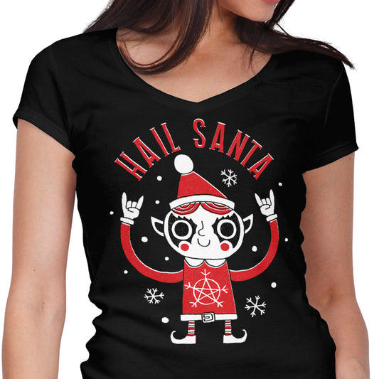 Santa Worship - Women's V-Neck
