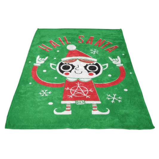 Santa Worship - Fleece Blanket