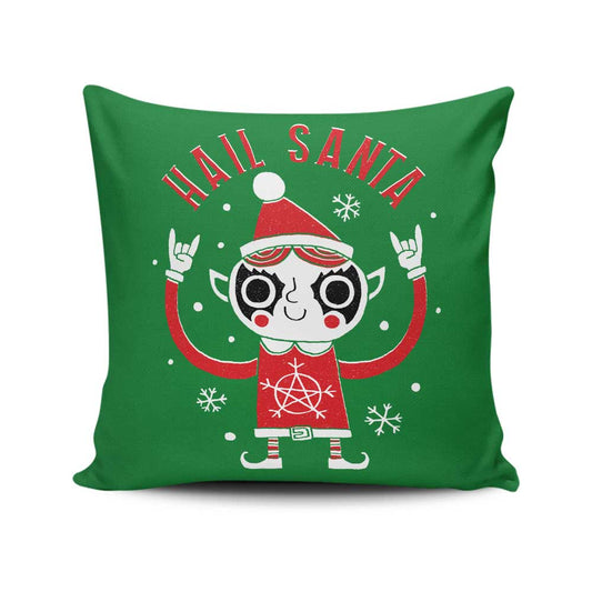 Santa Worship - Throw Pillow