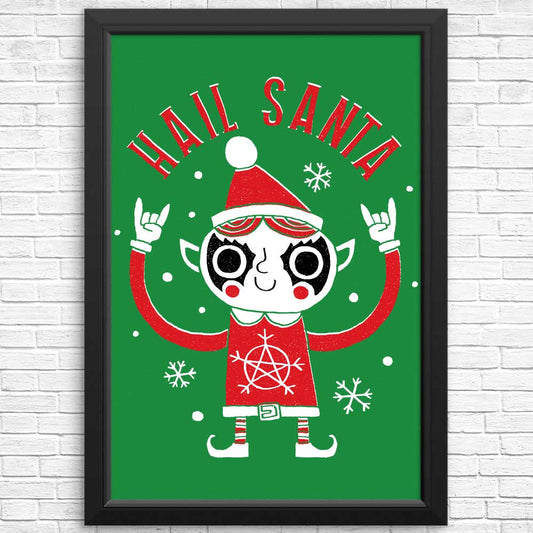 Santa Worship - Posters & Prints