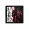 Save the Girl - Metal Print