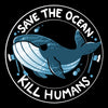 Save the Ocean - Shower Curtain