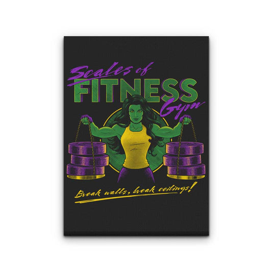 Scales of Fitness - Canvas Print