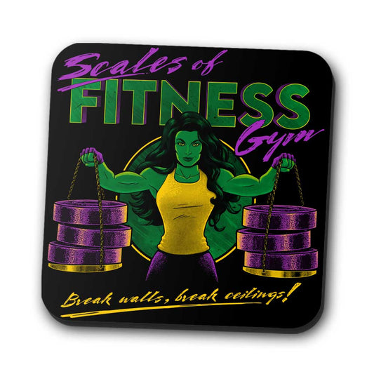 Scales of Fitness - Coasters