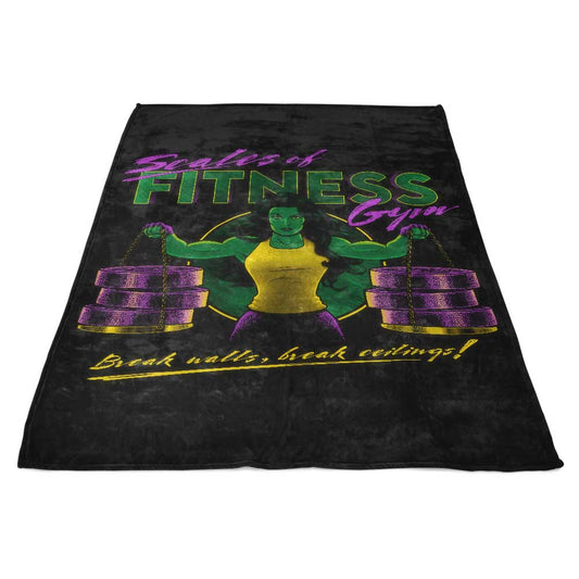 Scales of Fitness - Fleece Blanket