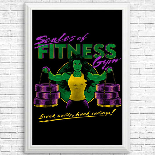 Scales of Fitness - Posters & Prints