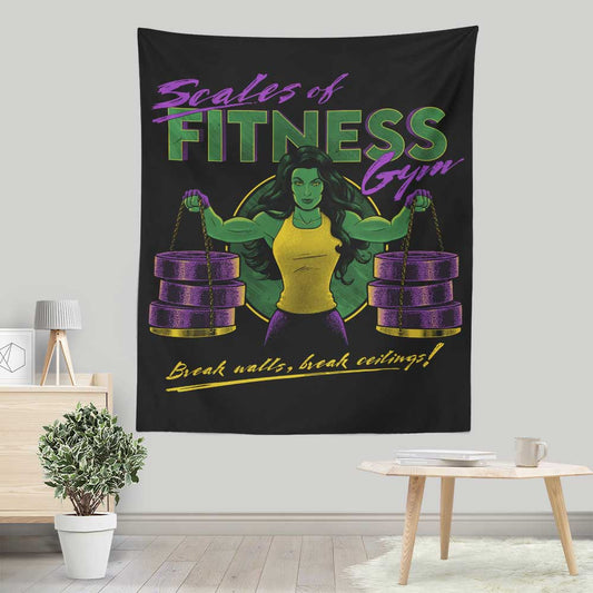 Scales of Fitness - Wall Tapestry