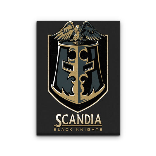 Scandia Black Knights - Canvas Print