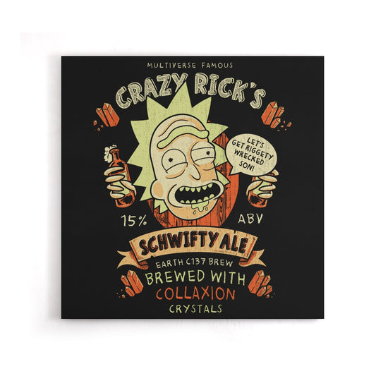 Schwifty Ale - Canvas Print