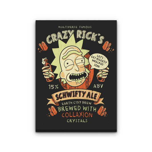 Schwifty Ale - Canvas Print