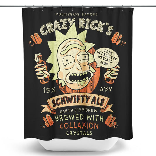 Schwifty Ale - Shower Curtain