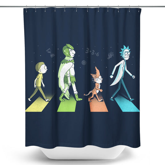 Schwifty Road - Shower Curtain