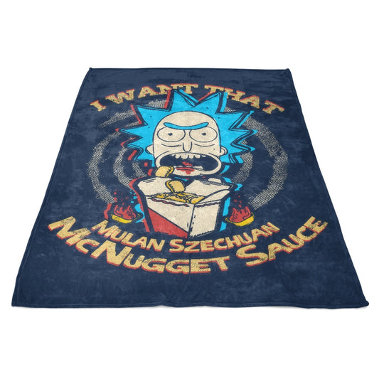 Schwifty Sauce - Fleece Blanket