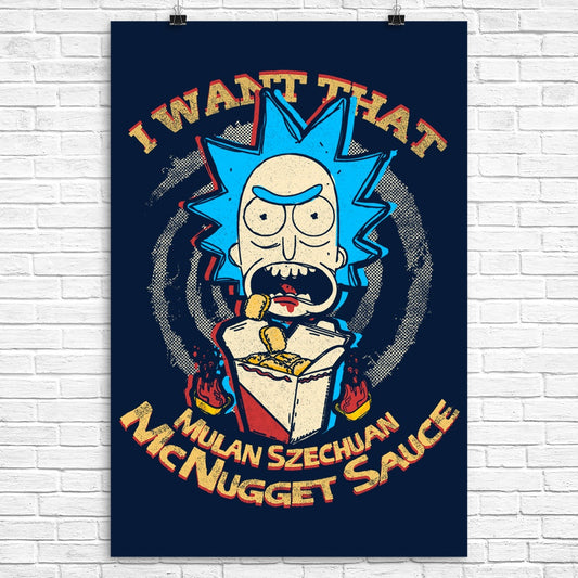 Schwifty Sauce - Poster
