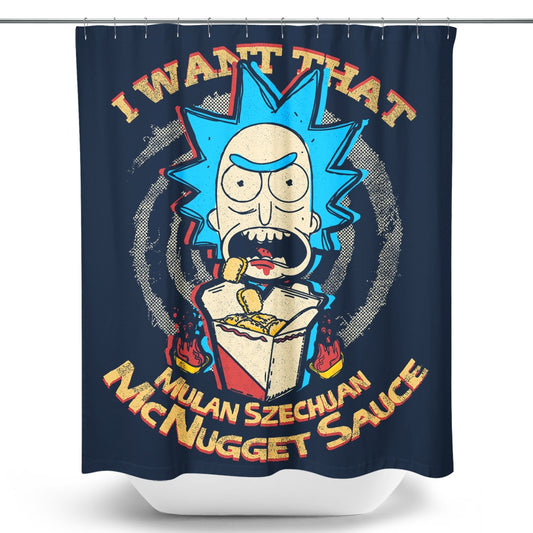 Schwifty Sauce - Shower Curtain