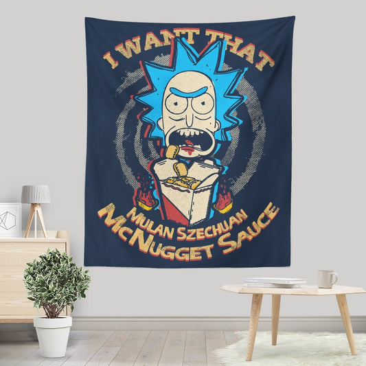 Schwifty Sauce - Wall Tapestry