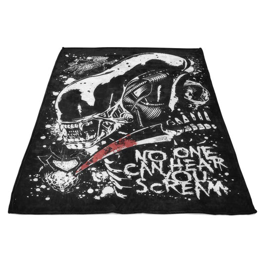 Screaming in Space - Fleece Blanket