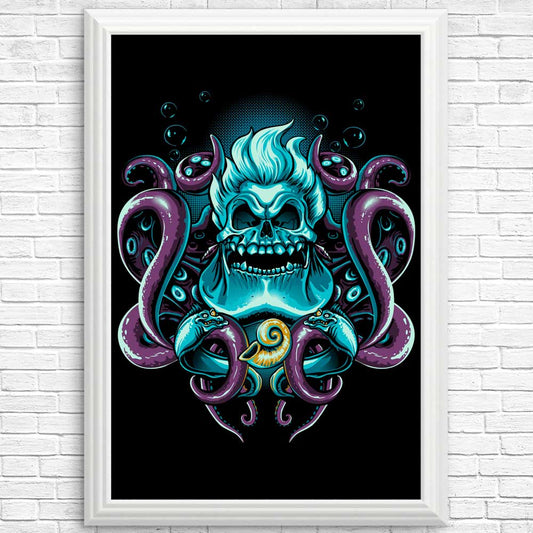 Sea Witch Skull - Posters & Prints
