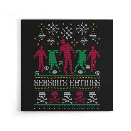 Season's Eatings - Canvas Print