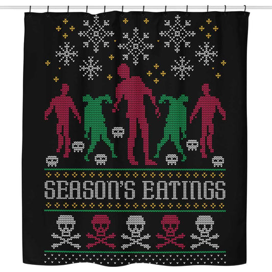 Season's Eatings - Shower Curtain