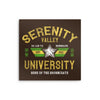 Serenity Valley University - Metal Print
