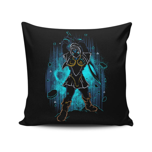 Shadow of the Deity - Throw Pillow