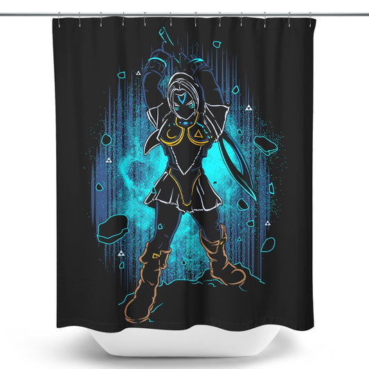 Shadow of the Deity - Shower Curtain