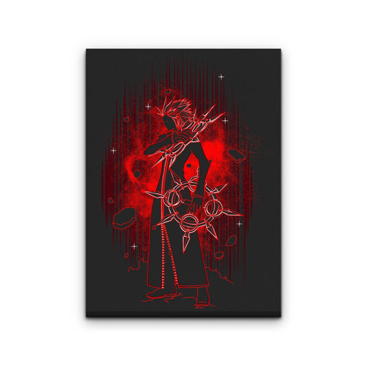 Shadow of the Flames - Canvas Print