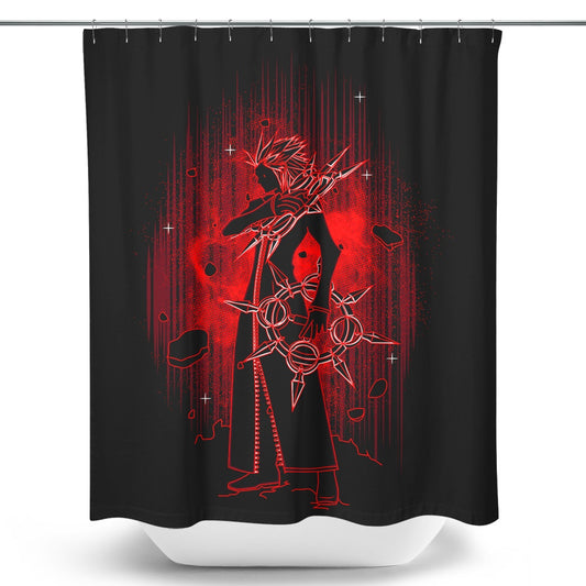 Shadow of the Flames - Shower Curtain