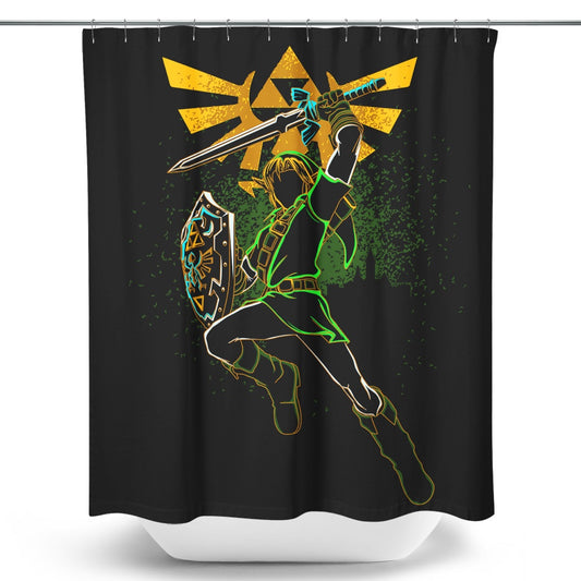 Shadow of the Hero - Shower Curtain