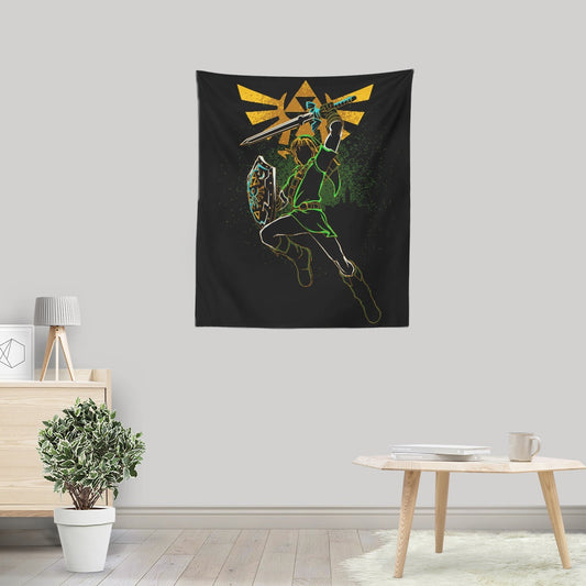Shadow of the Hero - Wall Tapestry