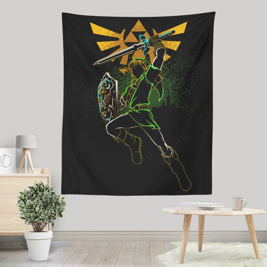 Shadow of the Hero - Wall Tapestry
