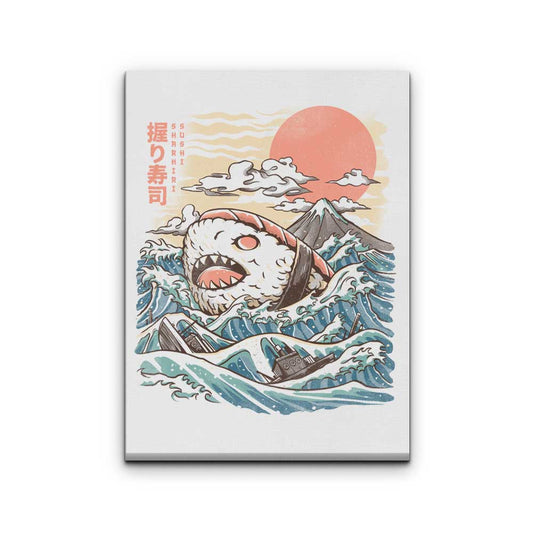 Sharkiri Sushi - Canvas Print