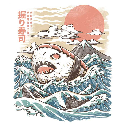 Sharkiri Sushi - Fleece Blanket