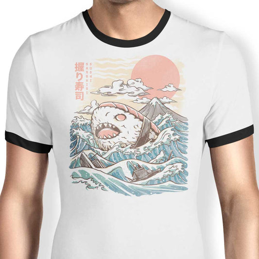 Sharkiri Sushi - Ringer T-Shirt