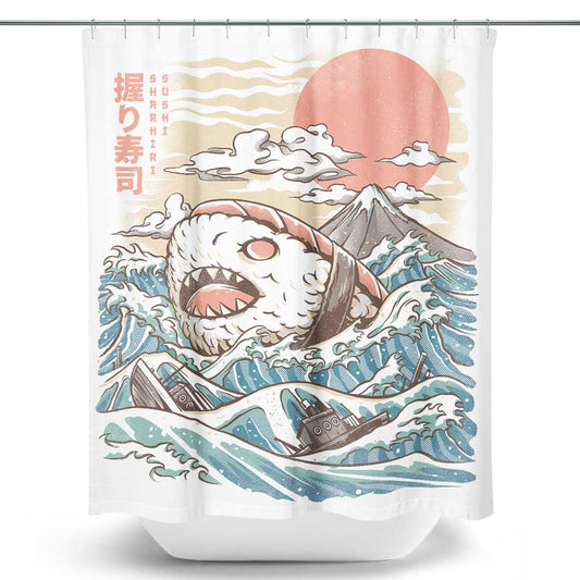 Sharkiri Sushi - Shower Curtain