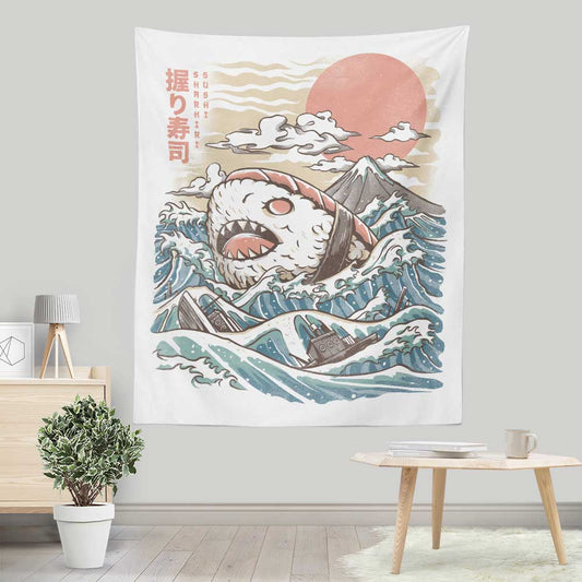 Sharkiri Sushi - Wall Tapestry