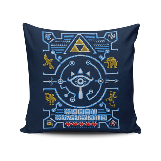 Sheikah Sweater - Throw Pillow