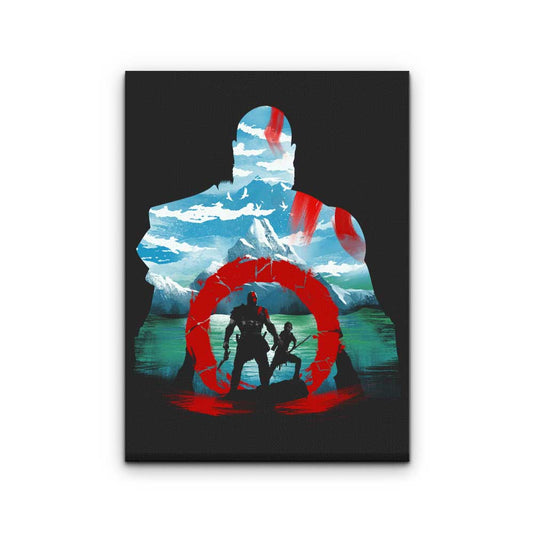 Silhouette of a God - Canvas Print