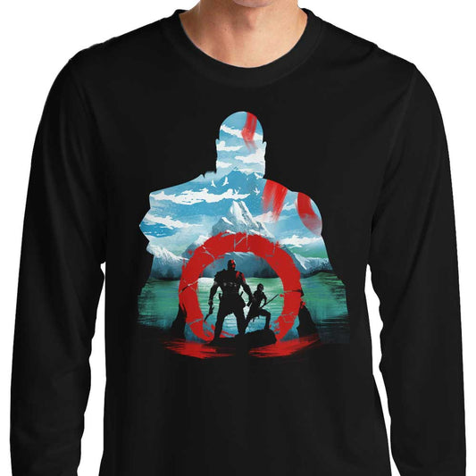 Silhouette of a God - Long Sleeve T-Shirt