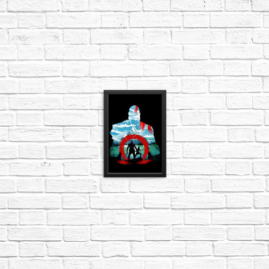 Silhouette of a God - Posters & Prints