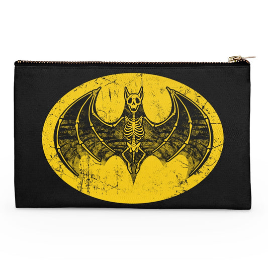 Skeleton Bat Signal - Accessory Pouch