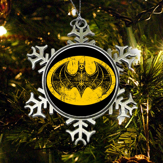 Skeleton Bat Signal - Ornament