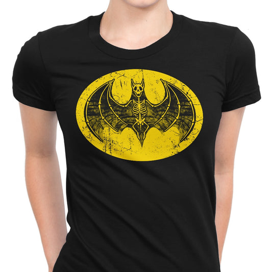 Skeleton Bat Signal - Women's Apparel