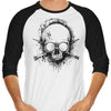 Skeleton Wizard - 3/4 Sleeve Raglan T-Shirt