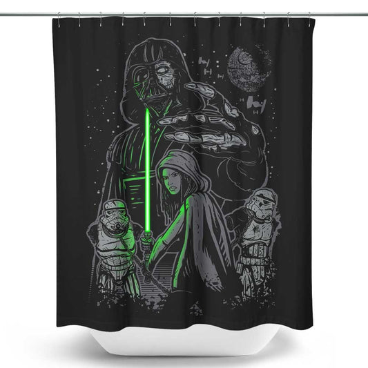 Skywalking Dead - Shower Curtain