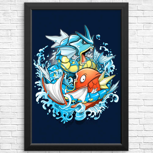 Slash Koi - Posters & Prints