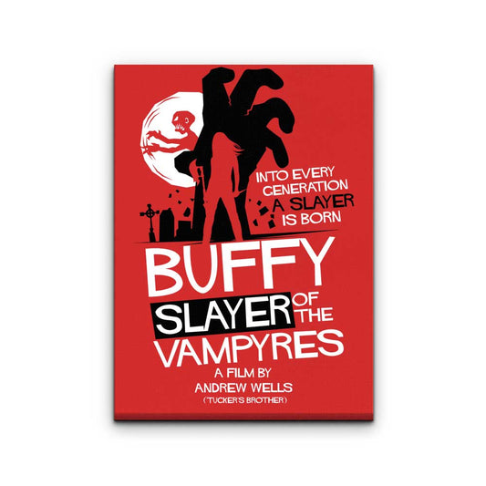 Slayer of the Vampyres - Canvas Print