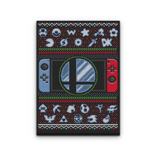 Smash Knit - Canvas Print