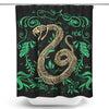 Snake Fossil - Shower Curtain
